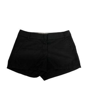 J Crew 100% cotton chino shorts black size 4